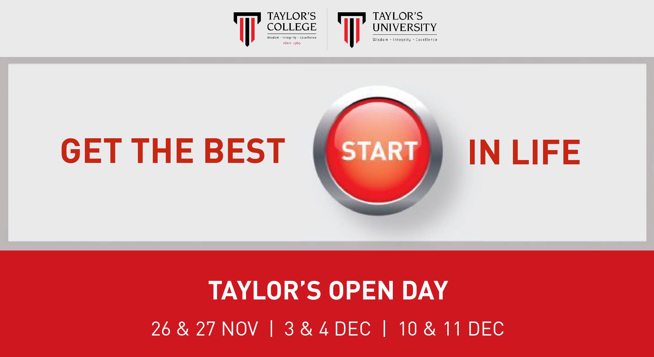 Taylor's Open Day December 2016