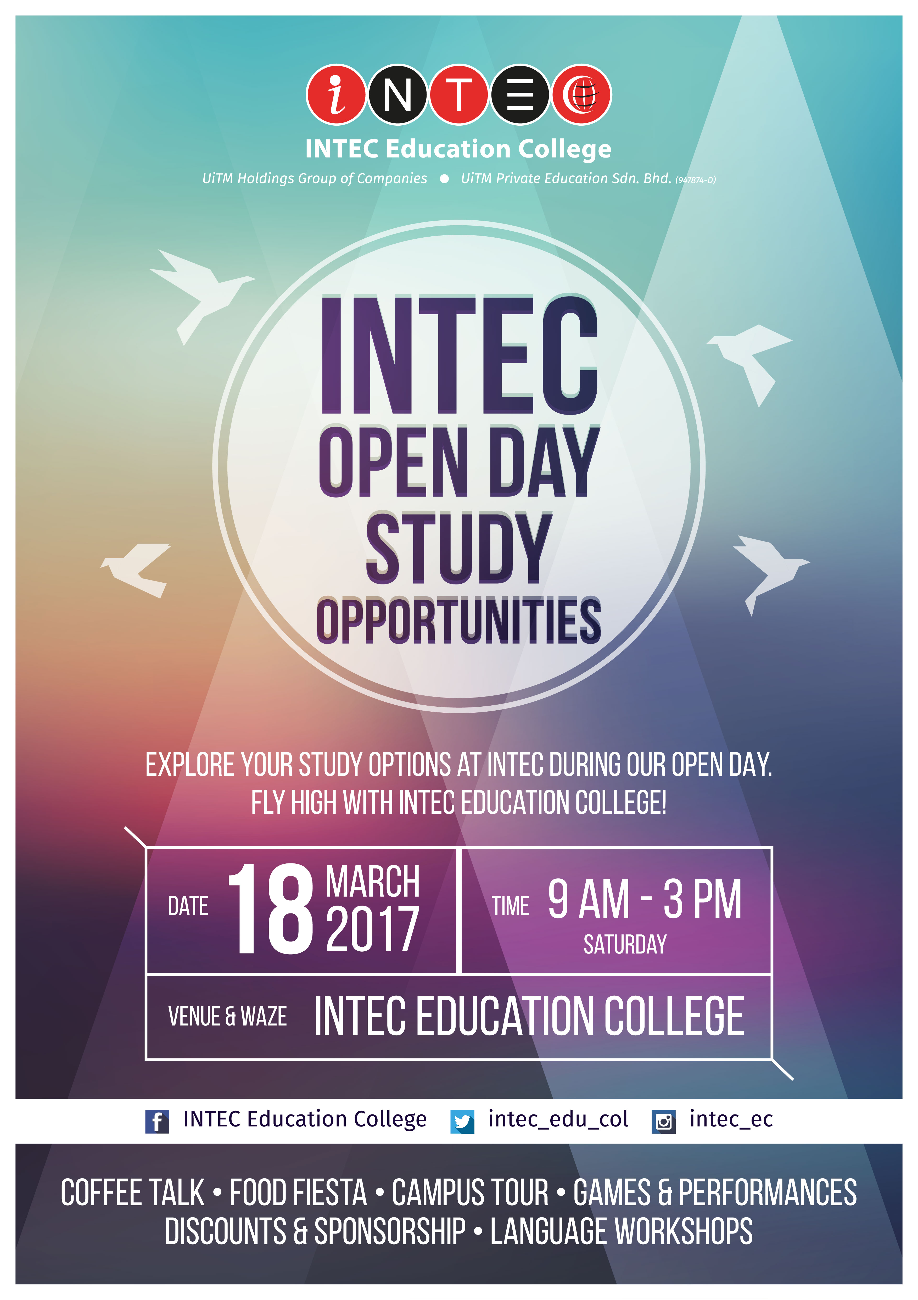 INTEC Education College Open Day March 2017