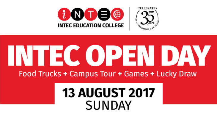 Get Rebates of up to RM1,000 When You Visit INTEC College's Open Day This August