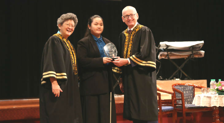 Visually Impaired Graduate Recognised as Most Inspiring Student During MCKL’s Graduation Ceremony