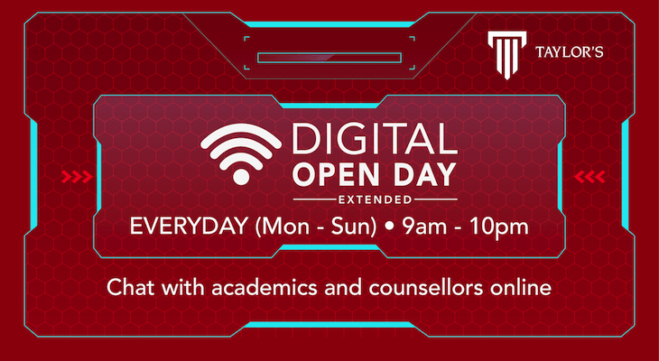 Stay Connected With Taylor’s Digital Open Day
